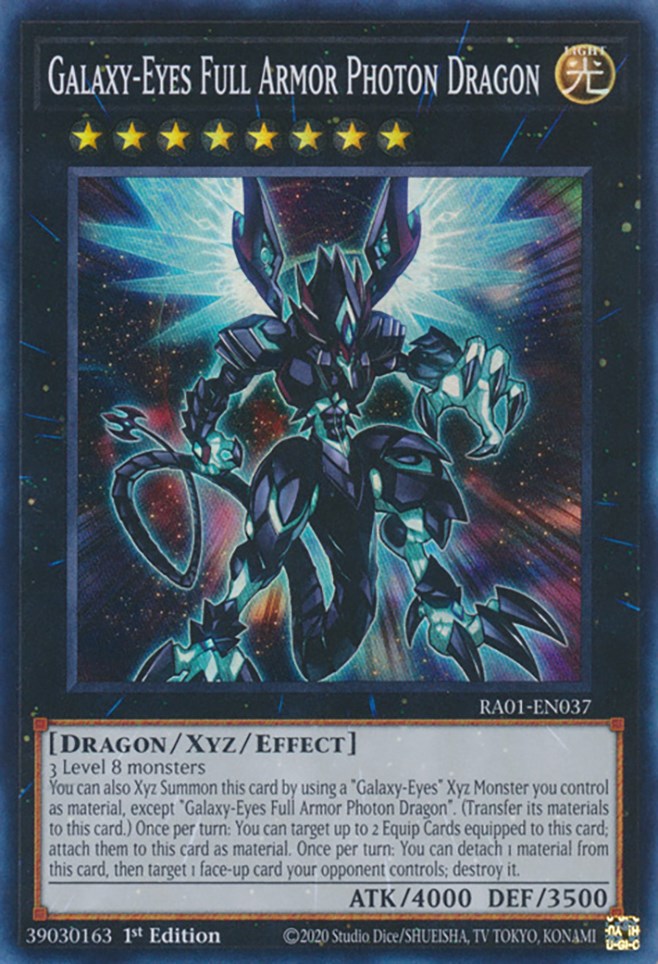 Galaxy-Eyes Full Armor Photon Dragon [RA01-EN037] Super Rare | Game Master's Emporium (The New GME)
