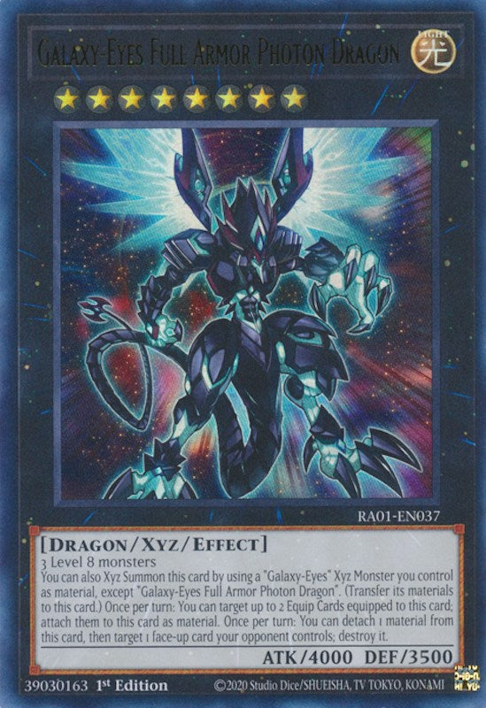 Galaxy-Eyes Full Armor Photon Dragon [RA01-EN037] Ultra Rare | Game Master's Emporium (The New GME)