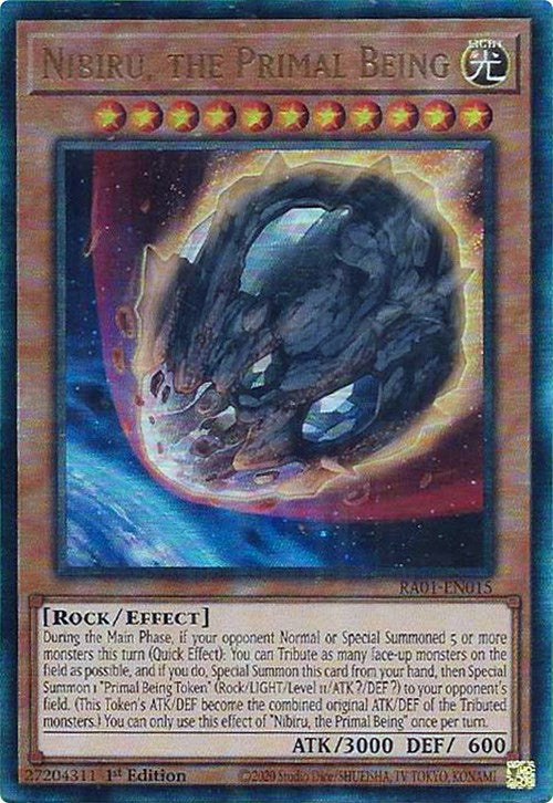 Nibiru, the Primal Being [RA01-EN015] Prismatic Ultimate Rare | Game Master's Emporium (The New GME)