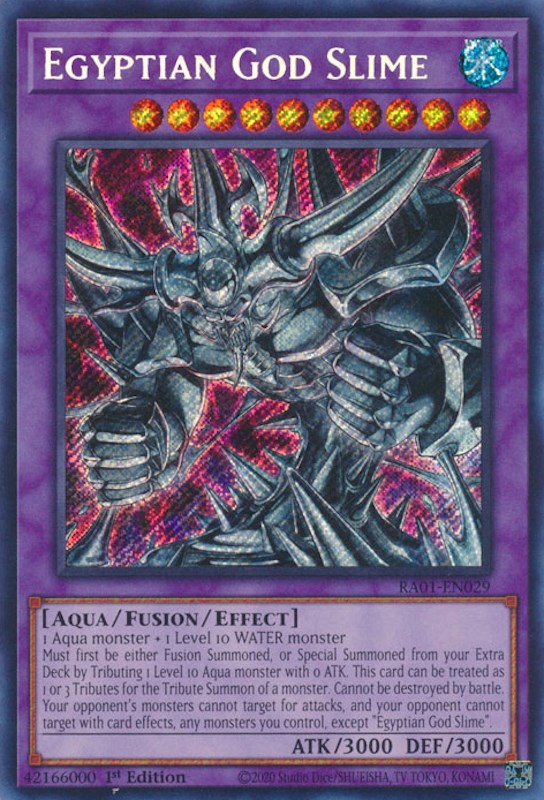 Egyptian God Slime [RA01-EN029] Secret Rare | Game Master's Emporium (The New GME)