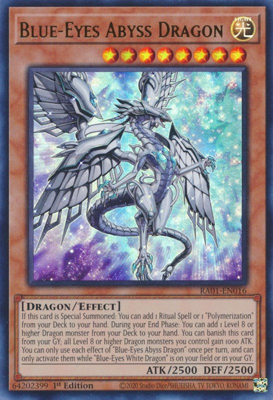 Blue-Eyes Abyss Dragon [RA01-EN016] Ultra Rare | Game Master's Emporium (The New GME)