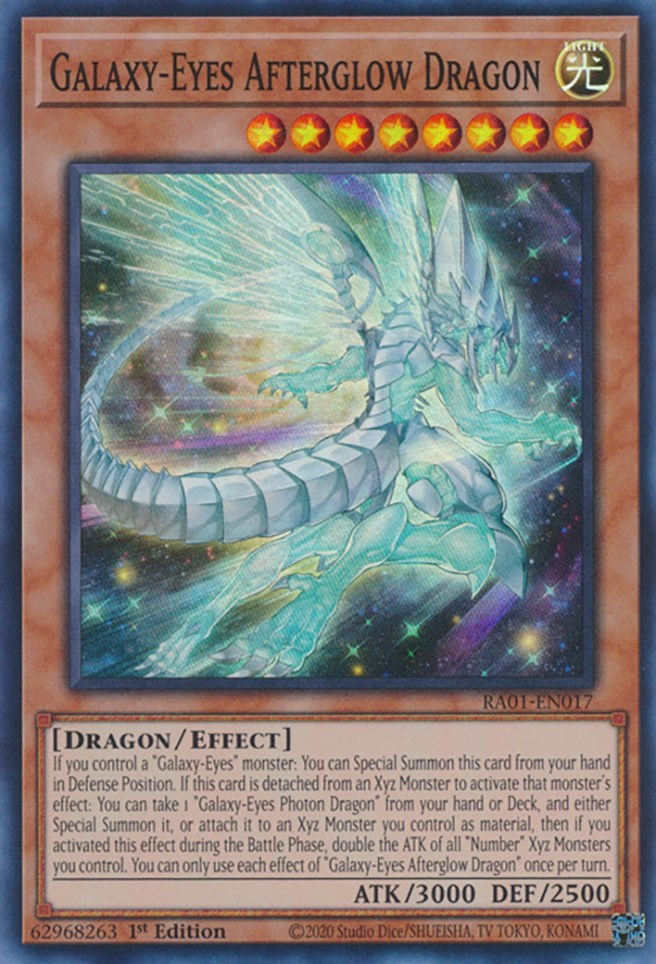 Galaxy-Eyes Afterglow Dragon [RA01-EN017] Super Rare | Game Master's Emporium (The New GME)