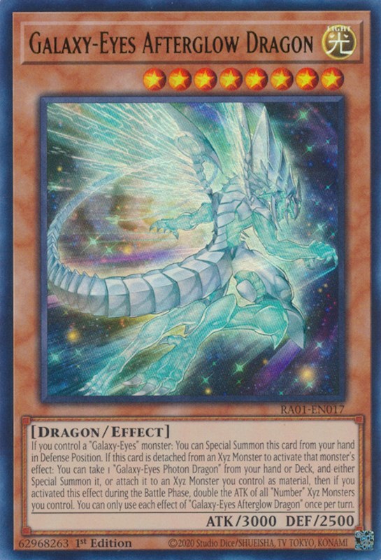 Galaxy-Eyes Afterglow Dragon [RA01-EN017] Ultra Rare | Game Master's Emporium (The New GME)
