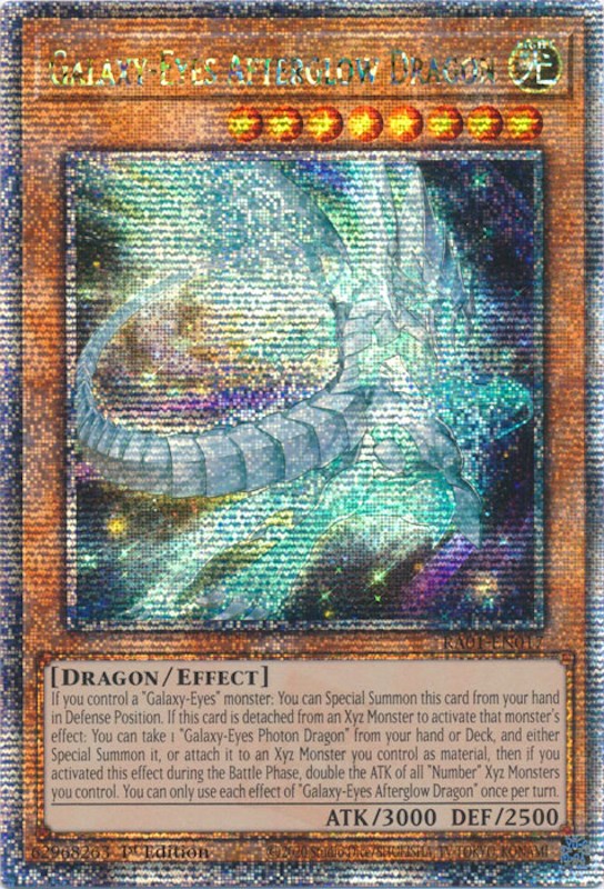 Galaxy-Eyes Afterglow Dragon [RA01-EN017] Quarter Century Secret Rare | Game Master's Emporium (The New GME)