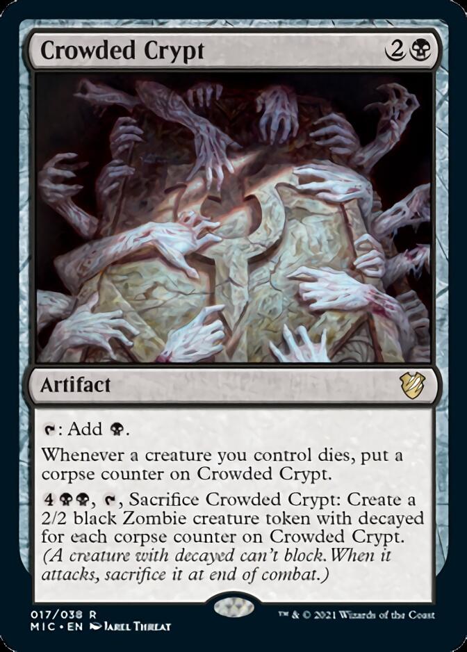 Crowded Crypt [Innistrad: Midnight Hunt Commander] | Game Master's Emporium (The New GME)