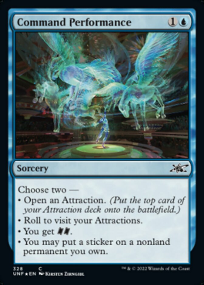 Command Performance (Galaxy Foil) [Unfinity] | Game Master's Emporium (The New GME)