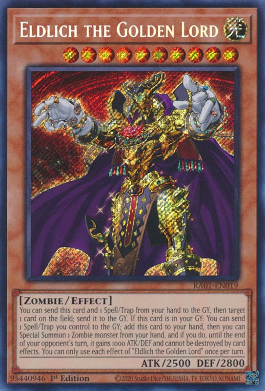 Eldlich the Golden Lord [RA01-EN019] Secret Rare | Game Master's Emporium (The New GME)