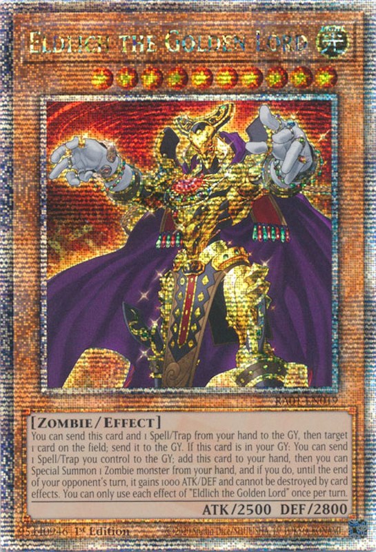 Eldlich the Golden Lord [RA01-EN019] Quarter Century Secret Rare | Game Master's Emporium (The New GME)