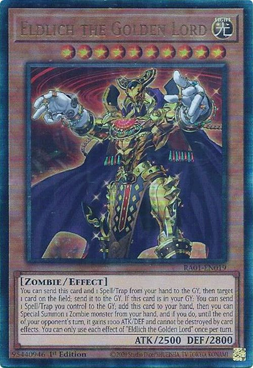 Eldlich the Golden Lord [RA01-EN019] Prismatic Ultimate Rare | Game Master's Emporium (The New GME)