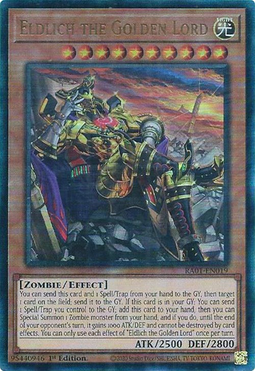 Eldlich the Golden Lord (Alternate Art) [RA01-EN019] Prismatic Ultimate Rare | Game Master's Emporium (The New GME)