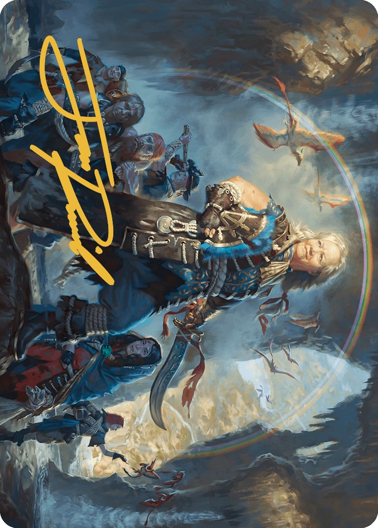 Admiral Brass, Unsinkable Art Card (Gold-Stamped Signature) [The Lost Caverns of Ixalan Art Series] | Game Master's Emporium (The New GME)