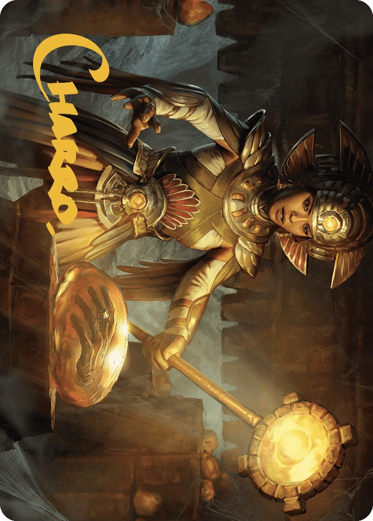 Curator of Sun's Creation Art Card (Gold-Stamped Signature) [The Lost Caverns of Ixalan Art Series] | Game Master's Emporium (The New GME)