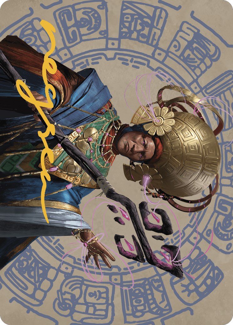 Akal Pakal, First Among Equals Art Card (46/81) (Gold-Stamped Signature) [The Lost Caverns of Ixalan Art Series] | Game Master's Emporium (The New GME)