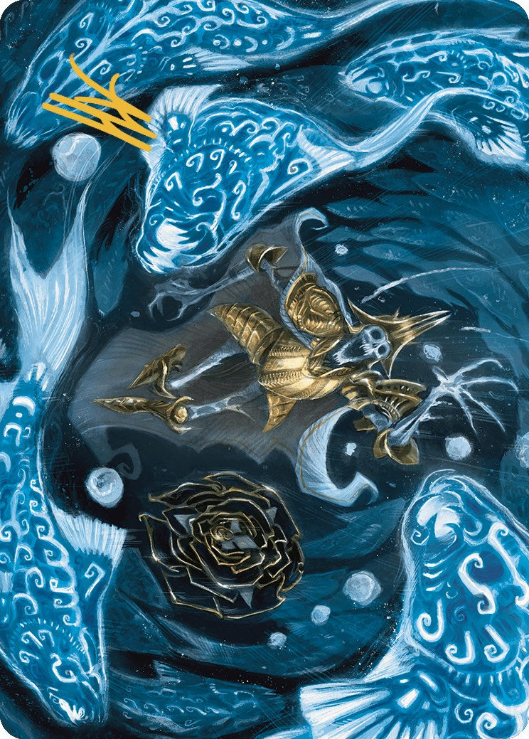 Eaten by Piranhas Art Card (Gold-Stamped Signature) [The Lost Caverns of Ixalan Art Series] | Game Master's Emporium (The New GME)