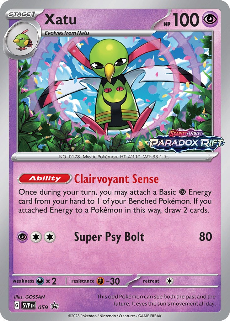 Xatu (059) [Scarlet & Violet: Black Star Promos] | Game Master's Emporium (The New GME)