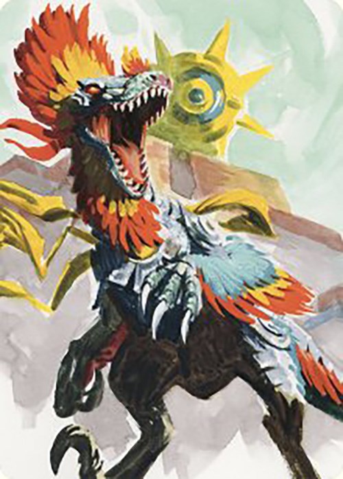 Pantlaza, Sun-Favored Art Card [The Lost Caverns of Ixalan Art Series] | Game Master's Emporium (The New GME)