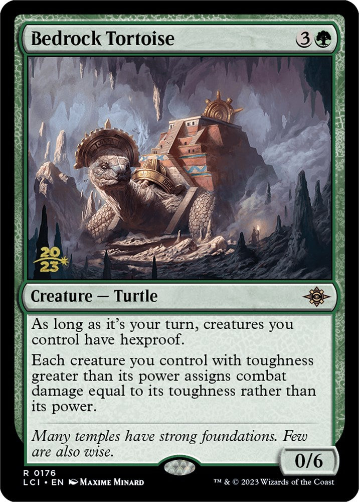 Bedrock Tortoise [The Lost Caverns of Ixalan Prerelease Cards] | Game Master's Emporium (The New GME)