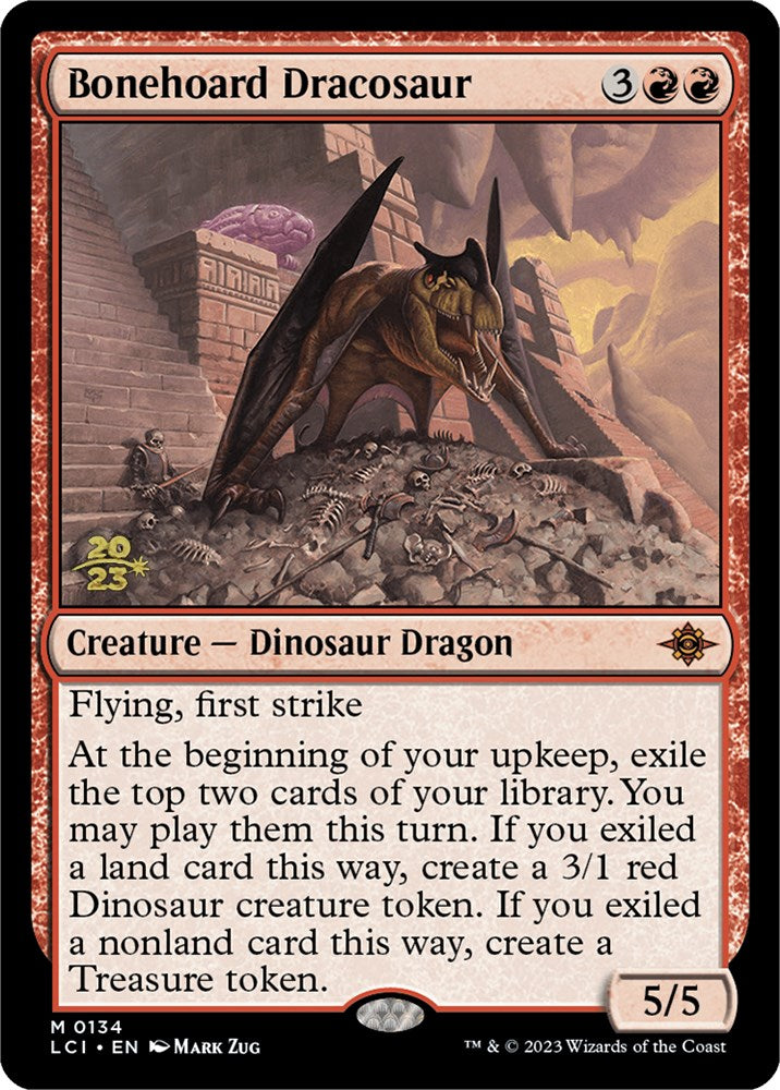 Bonehoard Dracosaur [The Lost Caverns of Ixalan Prerelease Cards] | Game Master's Emporium (The New GME)
