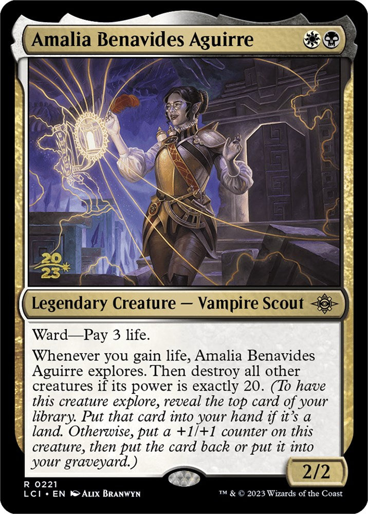 Amalia Benavides Aguirre [The Lost Caverns of Ixalan Prerelease Cards] | Game Master's Emporium (The New GME)