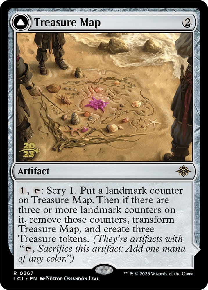 Treasure Map // Treasure Cove [The Lost Caverns of Ixalan Prerelease Cards] | Game Master's Emporium (The New GME)