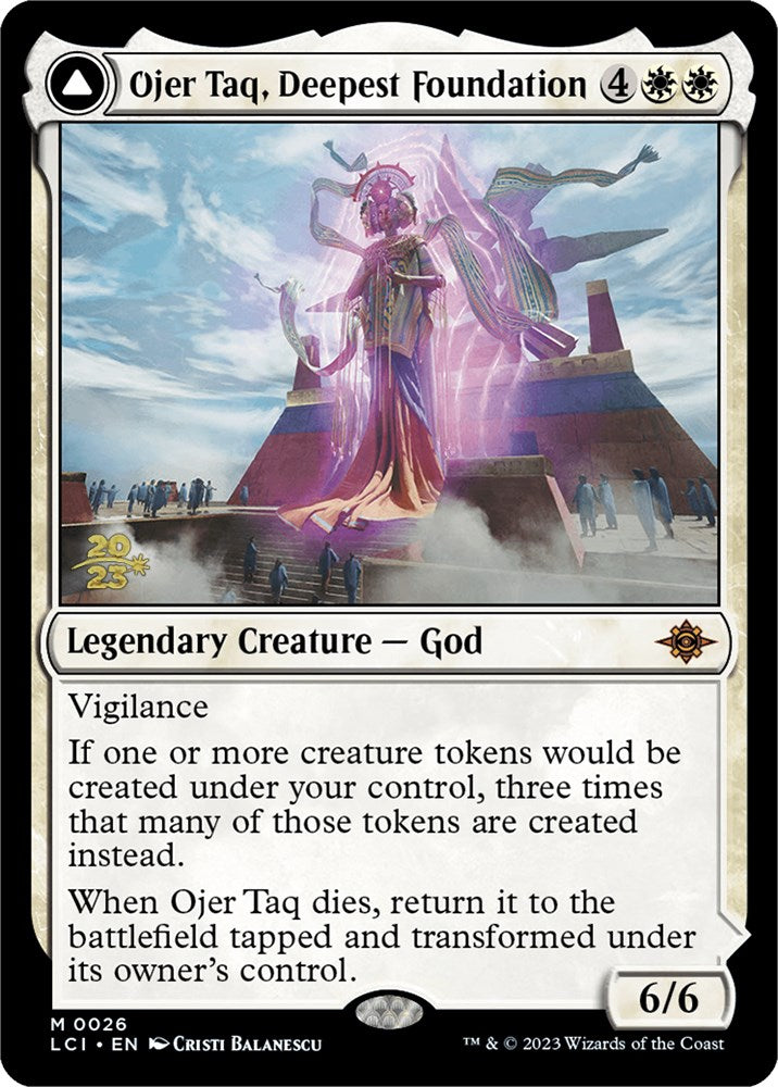Ojer Taq, Deepest Foundation // Temple of Civilization [The Lost Caverns of Ixalan Prerelease Cards] | Game Master's Emporium (The New GME)