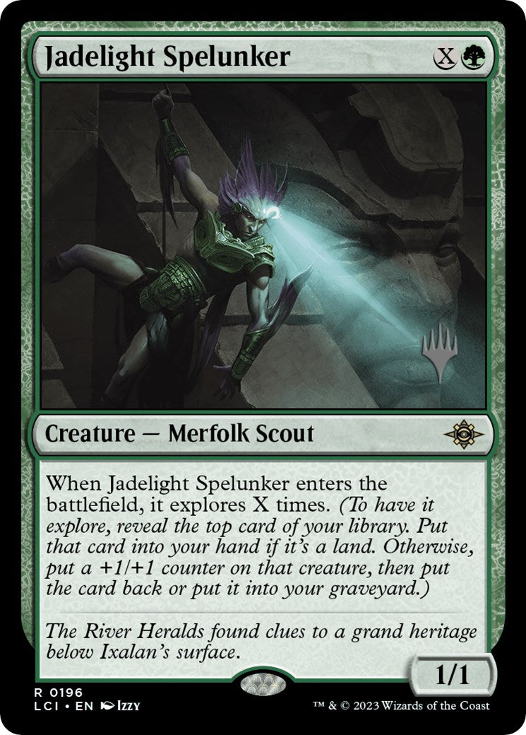 Jadelight Spelunker (Promo Pack) [The Lost Caverns of Ixalan Promos] | Game Master's Emporium (The New GME)