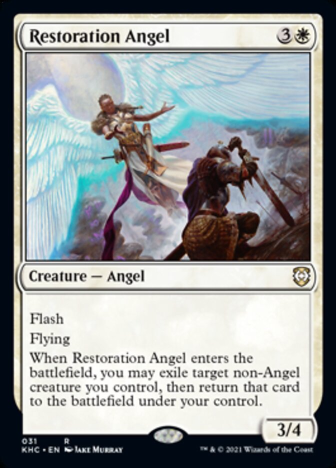 Restoration Angel [Kaldheim Commander] | Game Master's Emporium (The New GME)