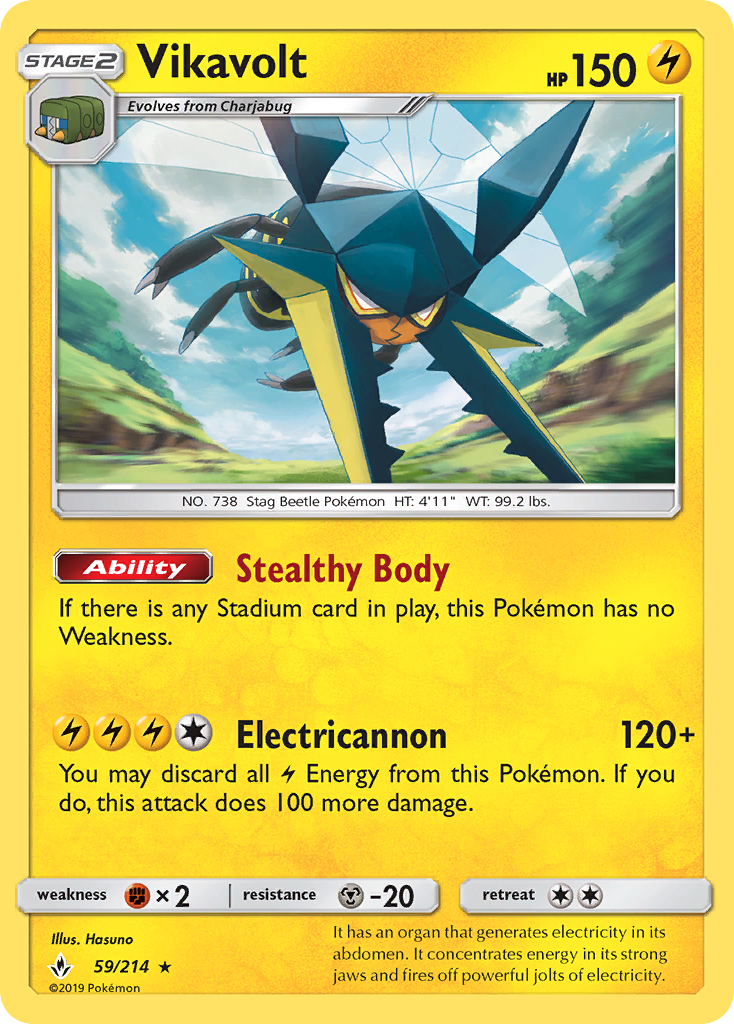 Vikavolt (59/214) [Sun & Moon: Unbroken Bonds] | Game Master's Emporium (The New GME)
