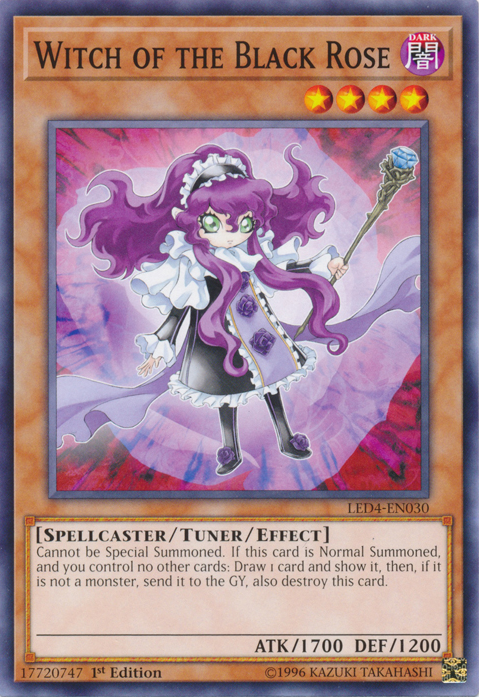 Witch of the Black Rose [LED4-EN030] Common | Game Master's Emporium (The New GME)