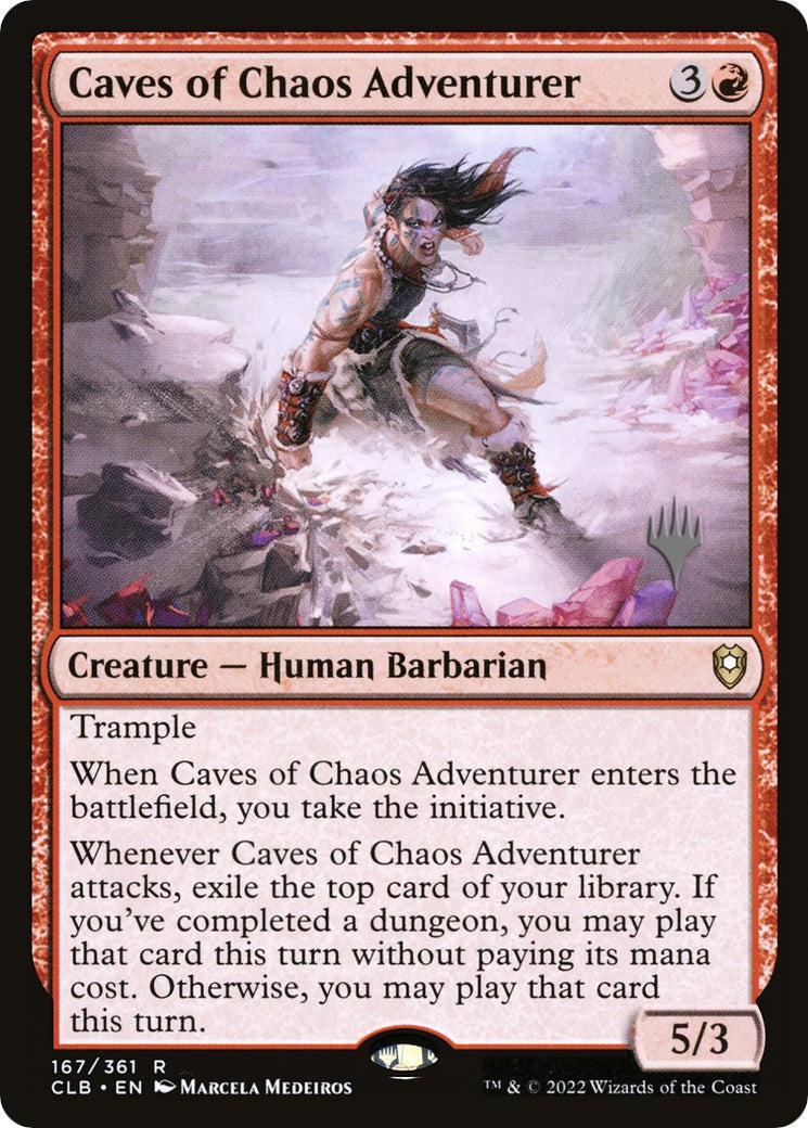 Caves of Chaos Adventurer (Promo Pack) [The Lost Caverns of Ixalan Promos] | Game Master's Emporium (The New GME)
