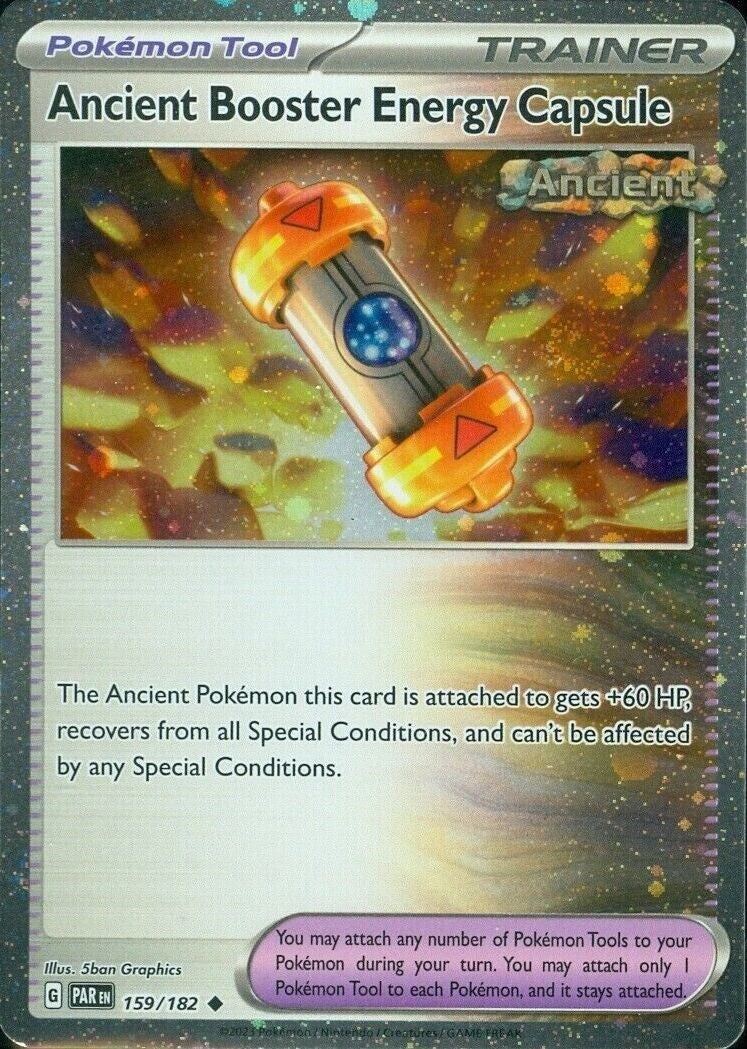 Ancient Booster Energy Capsule (159/182) (Cosmos Holo) [Scarlet & Violet: Paradox Rift] | Game Master's Emporium (The New GME)