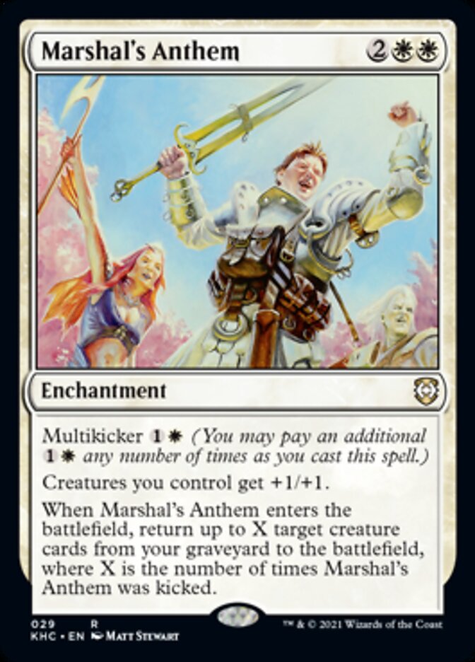 Marshal's Anthem [Kaldheim Commander] | Game Master's Emporium (The New GME)