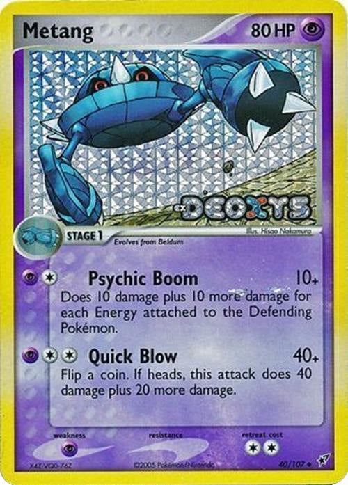 Metang (40/107) (Stamped) [EX: Deoxys] | Game Master's Emporium (The New GME)