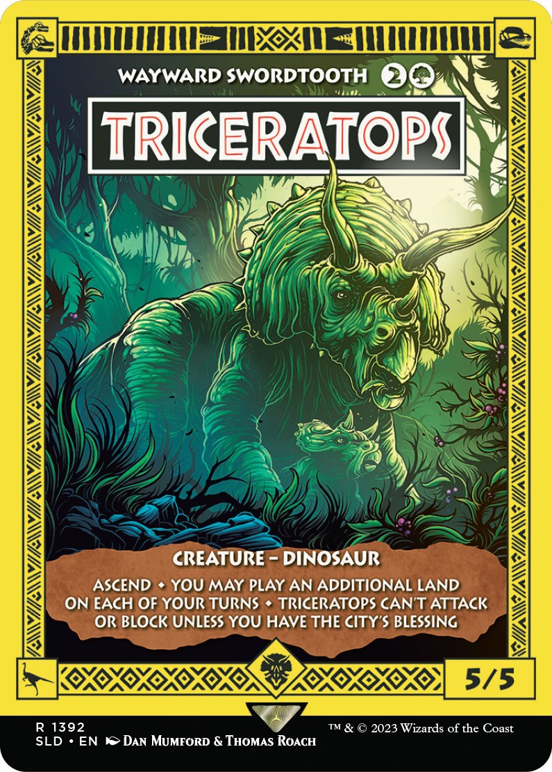 Triceratops - Wayward Swordtooth [Secret Lair Drop Series] | Game Master's Emporium (The New GME)