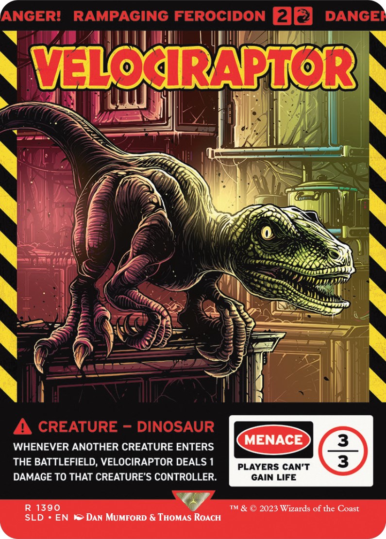 Velociraptor - Rampaging Ferocidon [Secret Lair Drop Series] | Game Master's Emporium (The New GME)