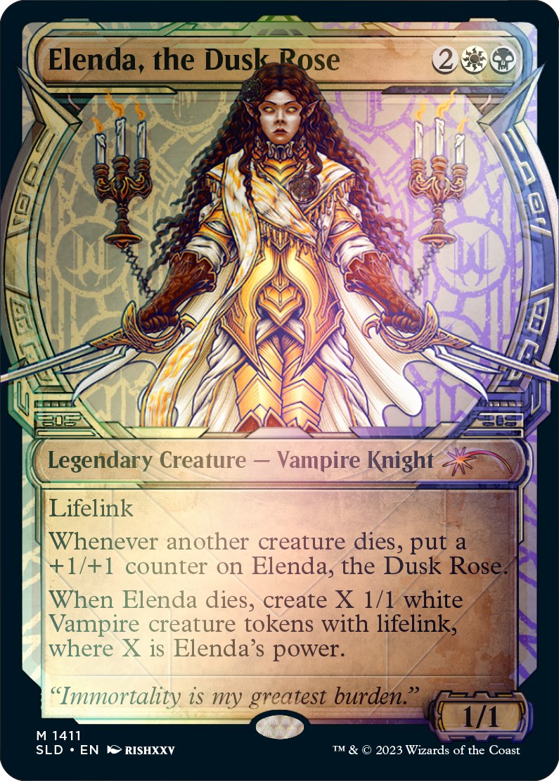 Elenda, the Dusk Rose (Rainbow Foil) [Secret Lair Drop Series] | Game Master's Emporium (The New GME)