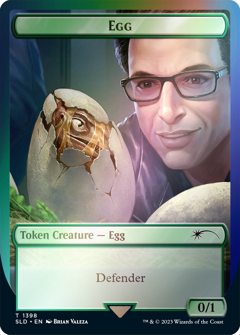 Egg Token (Rainbow Foil) [Secret Lair Drop Series] | Game Master's Emporium (The New GME)