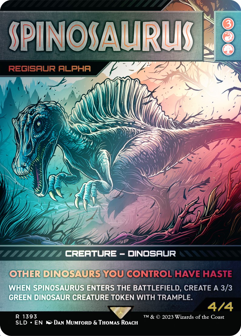 Spinosaurus - Regisaur Alpha (Rainbow Foil) [Secret Lair Drop Series] | Game Master's Emporium (The New GME)