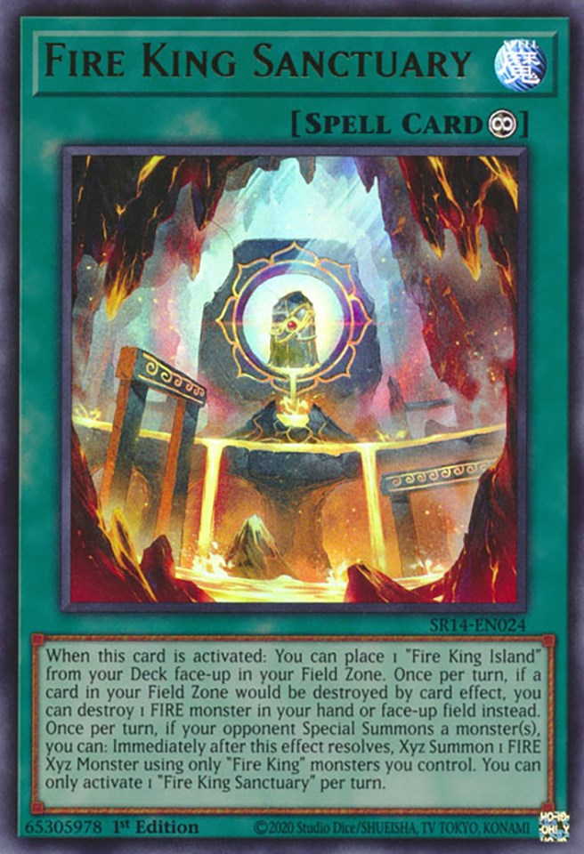 Fire King Sanctuary [SR14-EN024] Ultra Rare | Game Master's Emporium (The New GME)