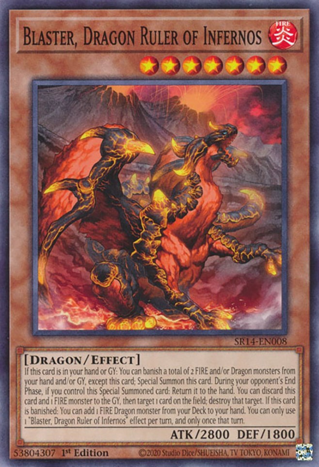 Blaster, Dragon Ruler of Infernos [SR14-EN008] Common | Game Master's Emporium (The New GME)