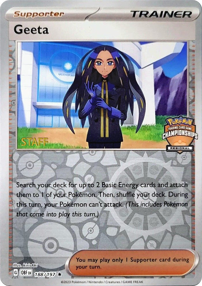 Geeta (188/197) (Staff Regional Championships) [League & Championship Cards] | Game Master's Emporium (The New GME)