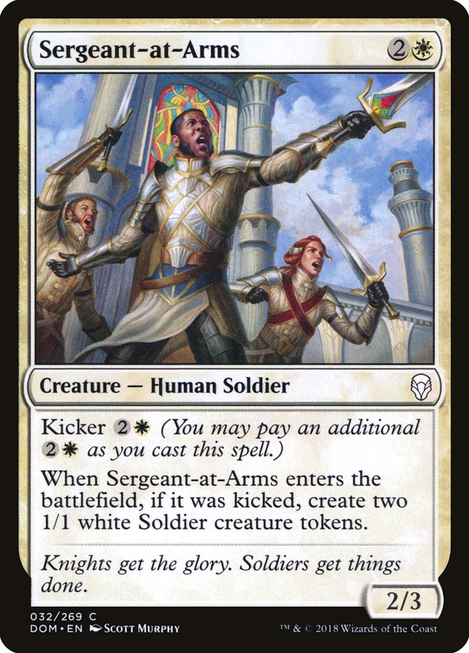Sergeant-at-Arms [Dominaria] | Game Master's Emporium (The New GME)