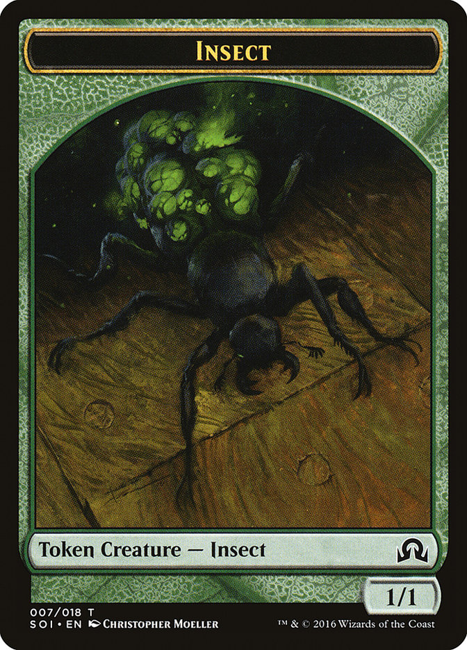 Insect Token [Shadows over Innistrad Tokens] | Game Master's Emporium (The New GME)