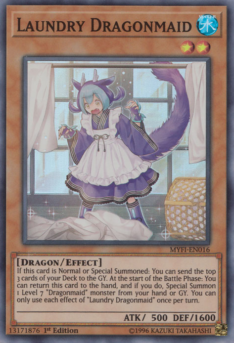 Laundry Dragonmaid [MYFI-EN016] Super Rare | Game Master's Emporium (The New GME)