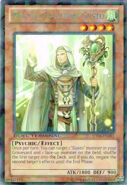 Musto, Oracle of Gusto [DT06-EN081] Rare | Game Master's Emporium (The New GME)