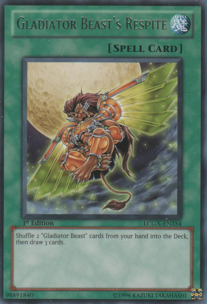 Gladiator Beast's Respite [LCGX-EN254] Rare | Game Master's Emporium (The New GME)