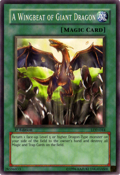 A Wingbeat of Giant Dragon [LOD-044] Common | Game Master's Emporium (The New GME)