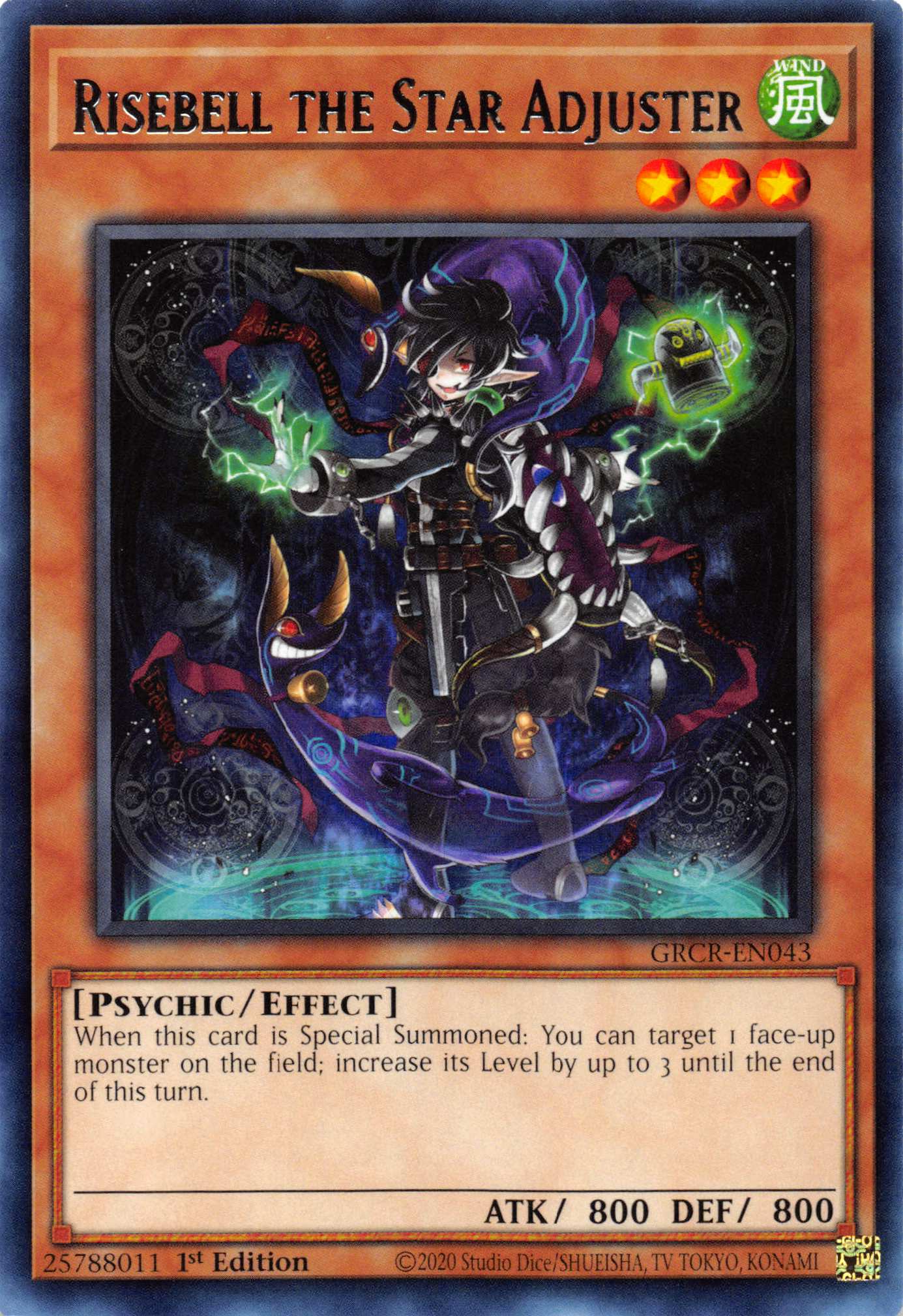 Risebell the Star Adjuster [GRCR-EN043] Rare | Game Master's Emporium (The New GME)