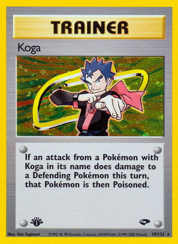 Koga (19/132) [Gym Challenge 1st Edition] | Game Master's Emporium (The New GME)