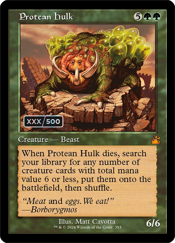 Protean Hulk (Retro) (Serialized) [Ravnica Remastered] | Game Master's Emporium (The New GME)